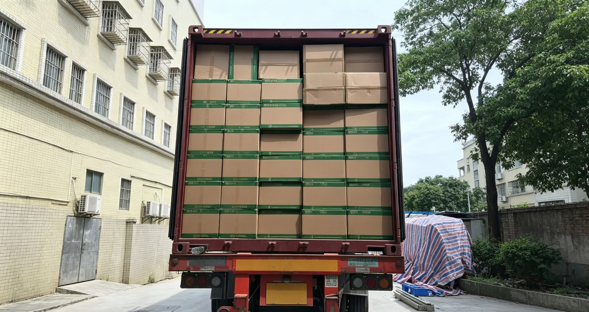 海汇环球整柜榨汁机出口越南订单纪实